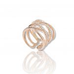 Gold plated silver  925° ring  (code FC002748)